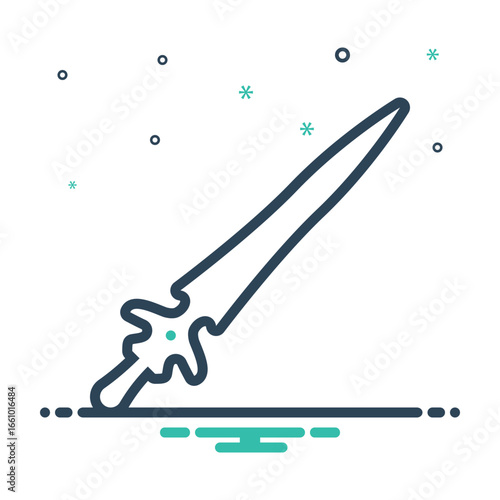 Mix icon for sword