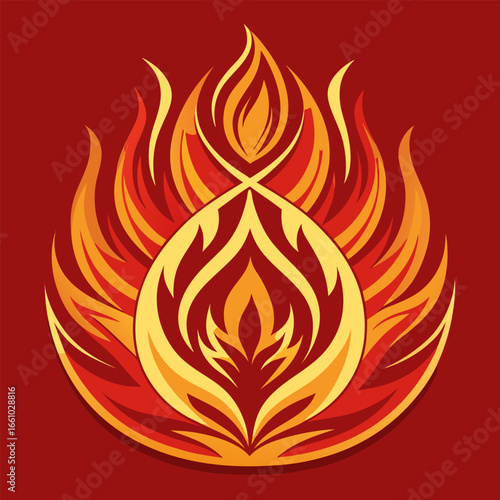 vector fire flames