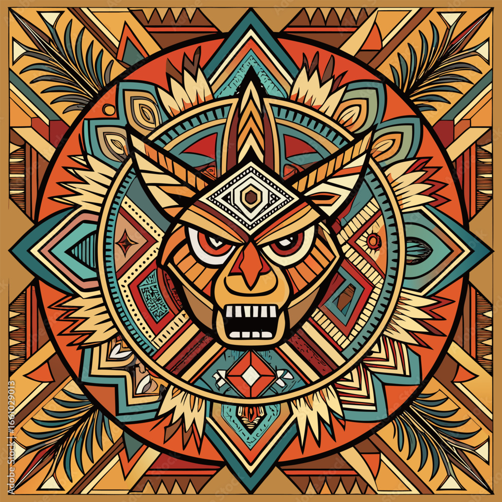 Obraz premium vector illustration of a decorative background