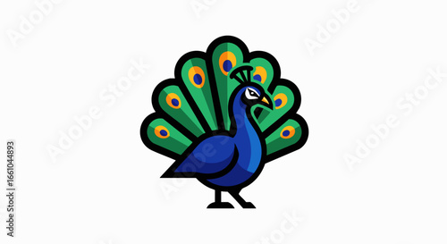 Peacock illustration design