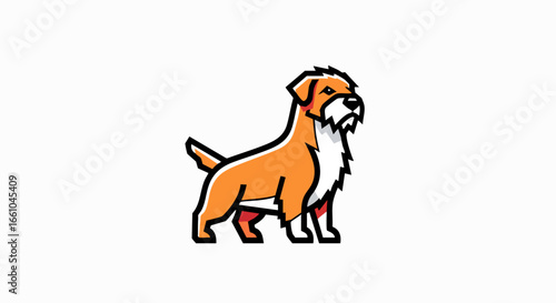Cartoon dog illustration design