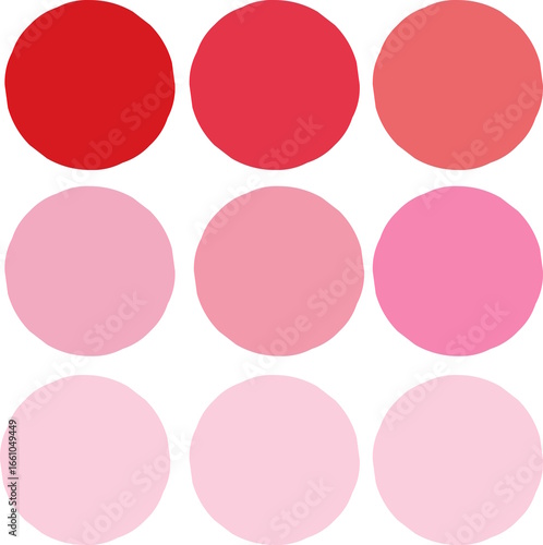 Red to Pink Color Palette