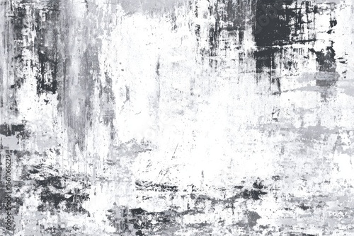 Wallpaper Mural Abstract grayscale texture with layered brushstrokes and various tones of gray Torontodigital.ca