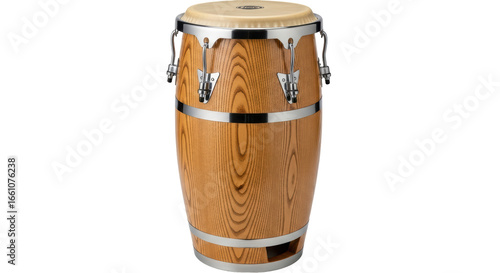 Isolated Conga Drum Percussion Instrument