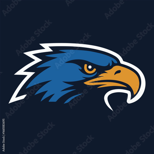 Eagle Silhouette Vector Illustration Design