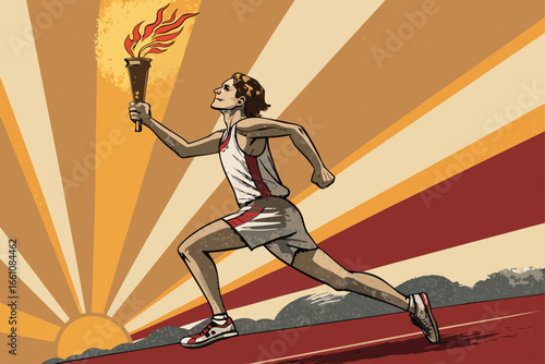 -olympic-torch-relay-runner-holding-flaming-torch-.eps