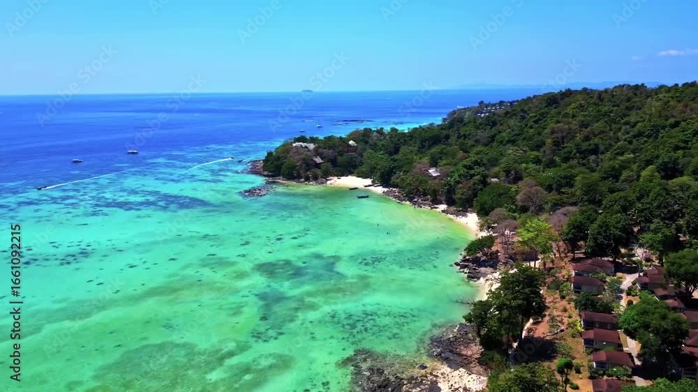 Beautiful aerial view of nature summer holiday landscape Beautiful aerial view of nature summer holiday landscape