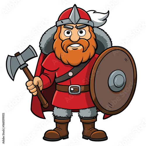 vector illustration of a warrior