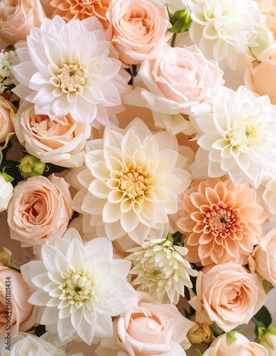 Pastel flower arrangement