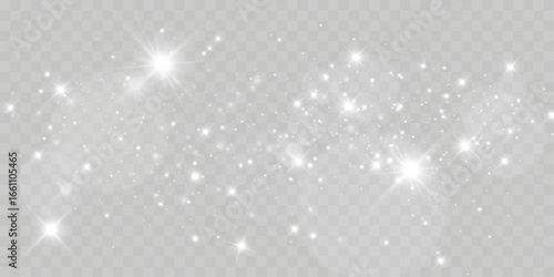 	
Light sparkle glitter shine glow with transparent glittering light effects, sparkling stars, white bokeh, and shiny glow on a checkered background, perfect for Christmas themes.	
