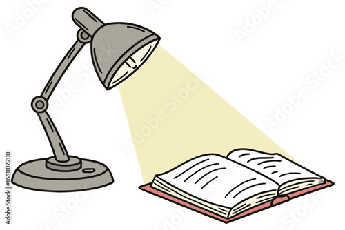 Study Lamp with Glowing Light