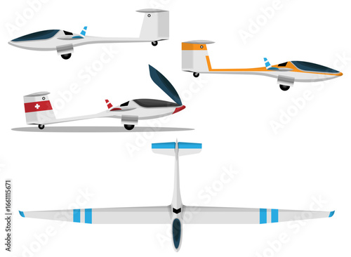 Modern European Glider Airplanes - 1