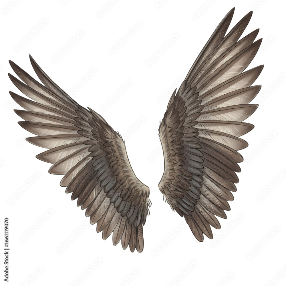 Obraz premium Majestic Bird Wings: Perfect for Design Projects & Artistic Creations