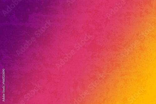 Vibrant Purple Pink Orange Gradient Grunge Texture Background with Warm Abstract Color Blend