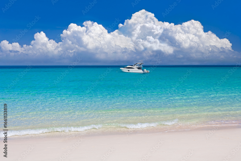 Obraz premium 夏雲の浜