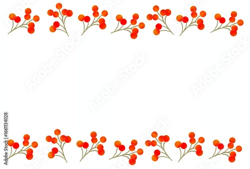 赤い実のポストカード