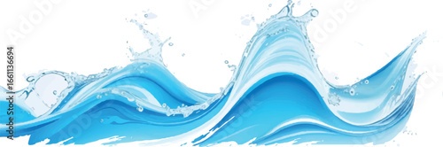 "Elegant abstract water wave texture in blue, aqua, and teal hues. Ideal for web banners, background designs, and marketing visuals with a modern touch."
