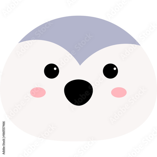 Cute Penguin Animal Head