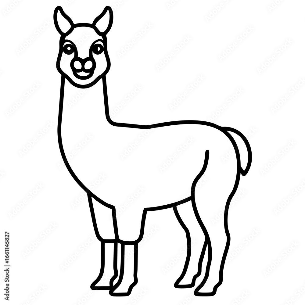 Fototapeta premium Llama icon