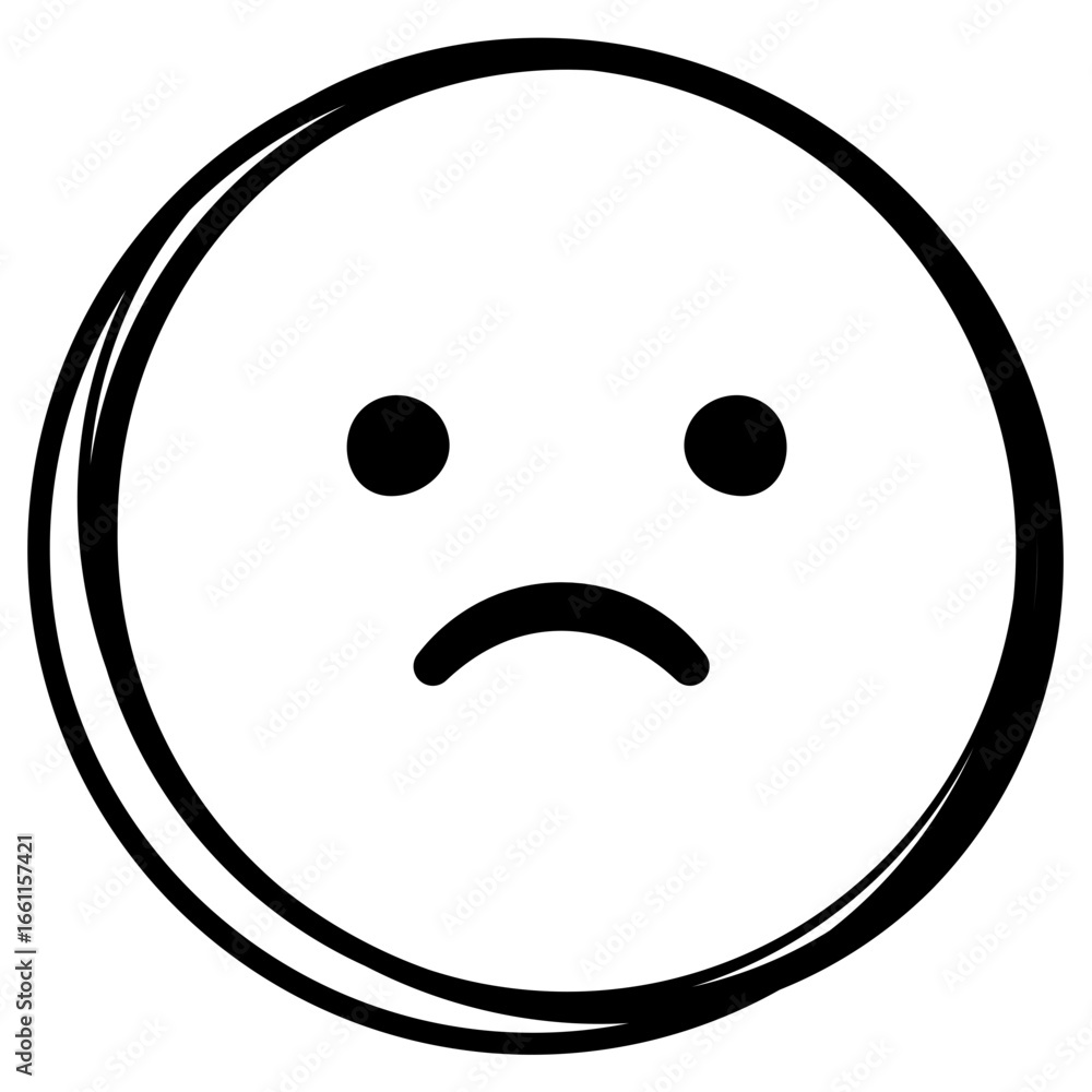 Fototapeta premium Hand Drawn Emoji Sticker