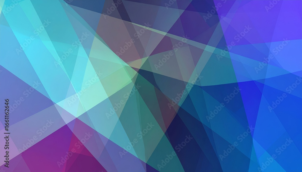 Fototapeta premium surreal abstract geometric background using layered translucent shapes
