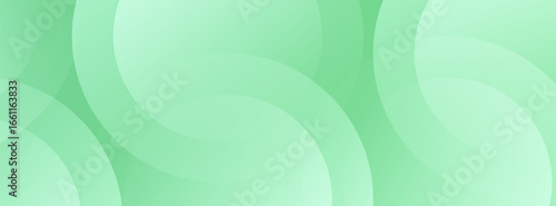 Elegant abstract background design with light green gradient and overlapping circles for a modern aesthetic