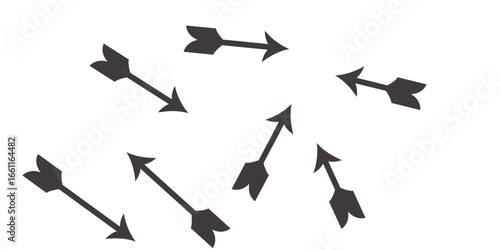 
A visual design of crisscrossing diagonal lines forming diamond-shaped grids, each extending outward with arrowheads pointing in alternating directions. The arrangement creates depth and a sense 