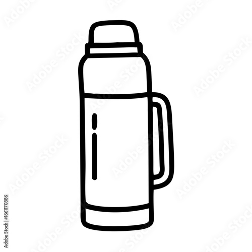 Beverage thermos icon transparent background