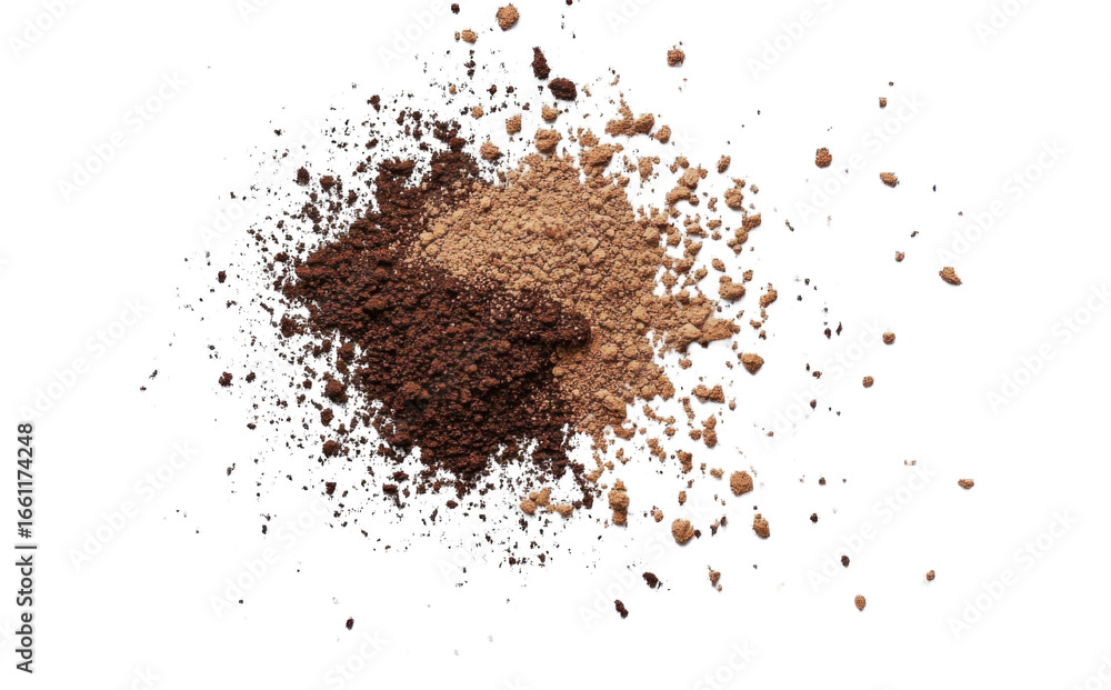 cosmetic powder isolated on white background cosmetic powder isolated on white background