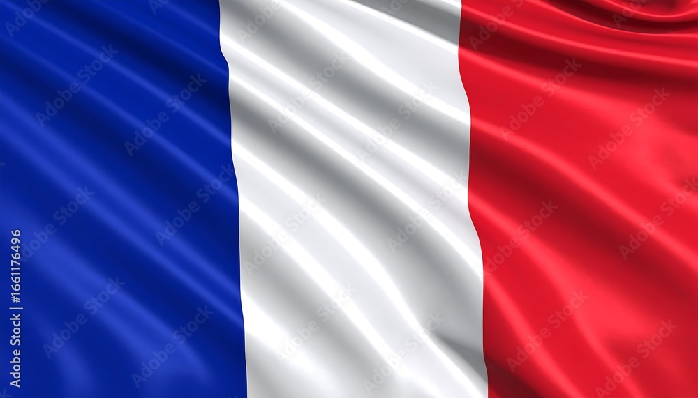 Obraz premium French flag closeup