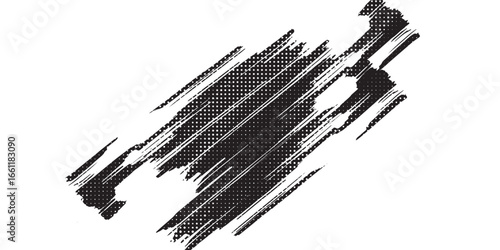 Glitch distorted grunge layer . Noise destroyed texture . Trendy defect error shapes .