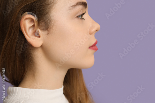 Beautiful young woman with ...