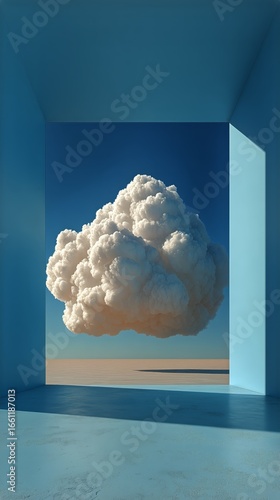 Majestic Clouds Fill the Stage in an Ethereal Setting During a Serene Afternoon.