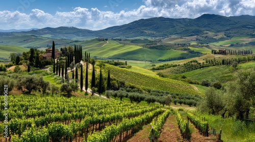 Tuscan countryside landscape (1)