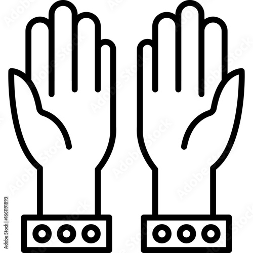 Canvas Print Praying Icon