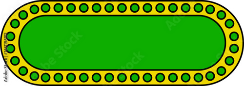 Retro Text Box Element Shape | Multi-Color Retro Shape