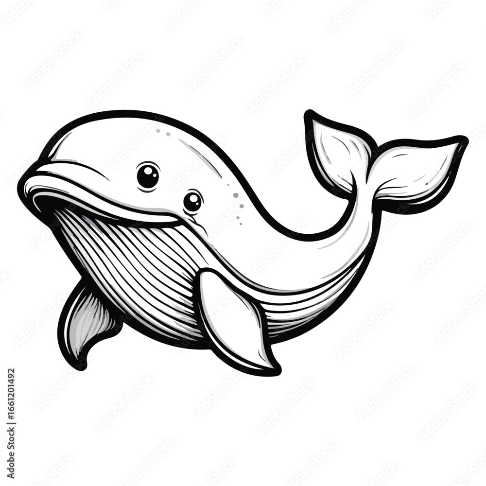 Fototapeta premium whale icon