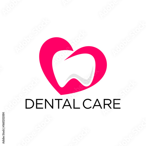 Dent Dentist Dental Care Clinic Logo Template Vector
