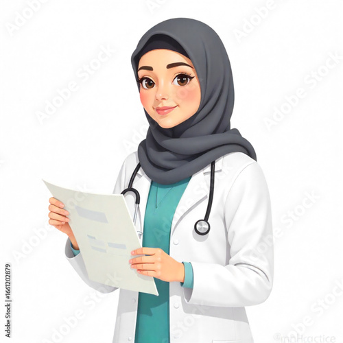 arab woman in a white shirt with a white veil