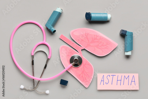 Inhalers, paper lungs, stet...
