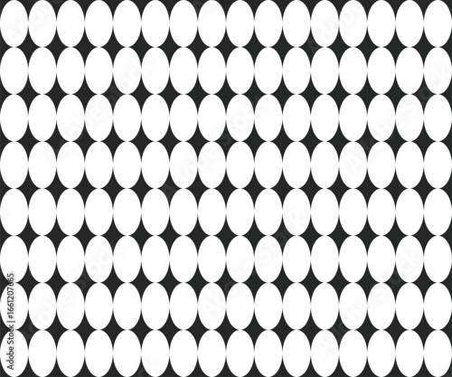 Harlequin rhombus seamless pattern. Argyle fabric texture. Diamond lozenge simple black white background. Joker geometric wallpaper bg. Venetian rhomb geometric carnival ornament. Vector illustration