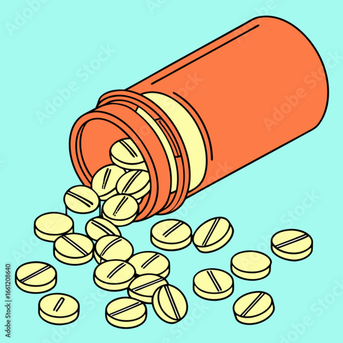 Medication Spills A Visual Representation of Pharmaceutical Overload