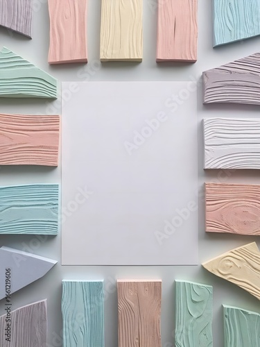 Colorful wooden background