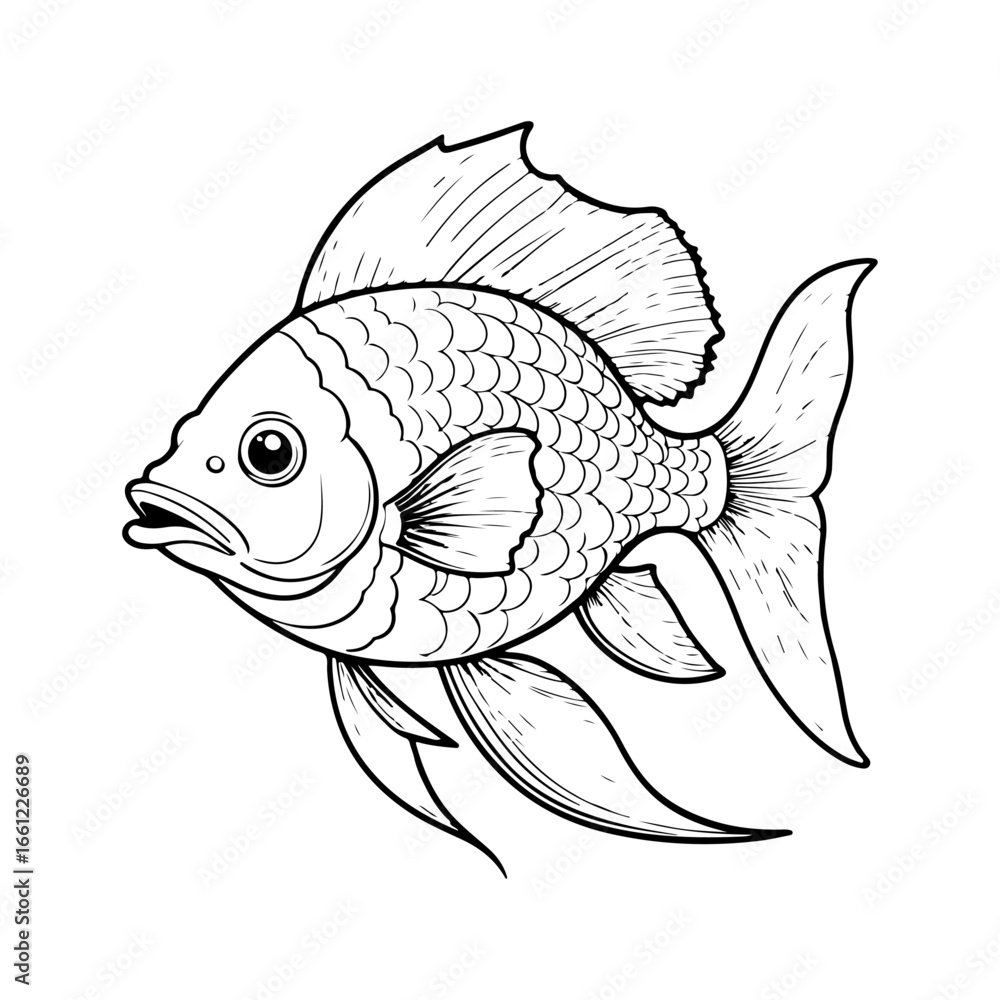Fototapeta premium fish vector illustration