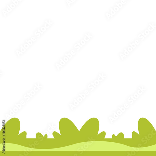 Grass Footer Illustration