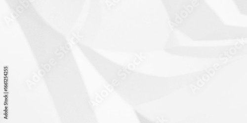 White crumpled paper Blank white crumpled and creased paper poster.	