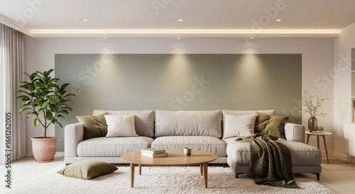 Elegant interior showcasing a Simple Ceiling Design for Bedroom inspiration, featuring minimalist decor, recessed spotlights, and warm accent lighting.