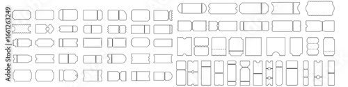 Train ticket vector icon set. Electric train ticket illustration sign collection. Ticket symbol. Public transport ticket logo.