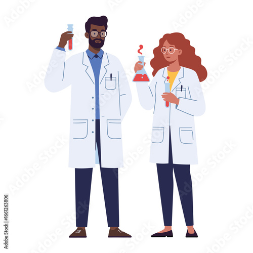 Scientist Vector Illustration