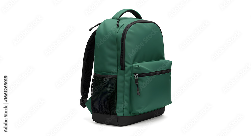 Fototapeta premium School bag isolated on plain white background 